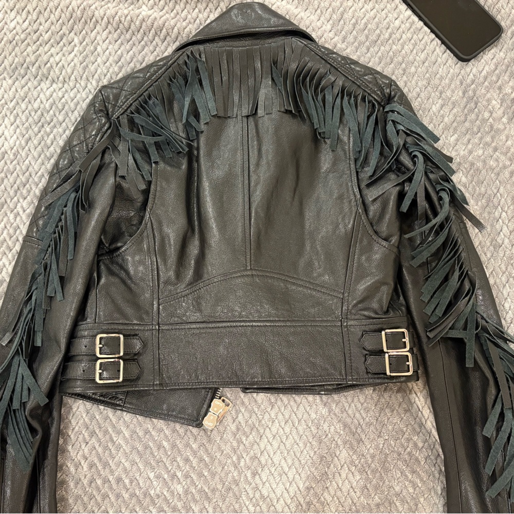 Dsquared2 Black Leather Jacket - image 4